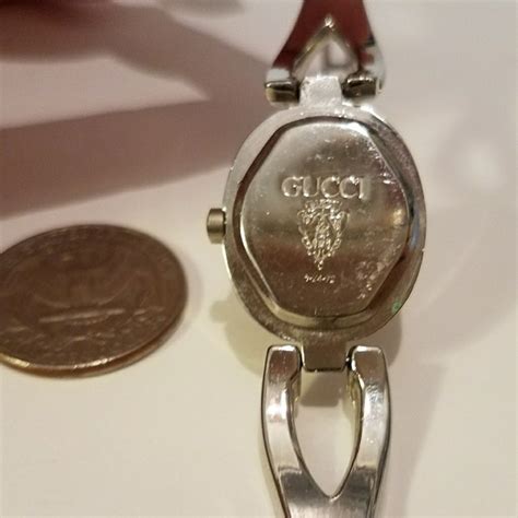 1970's gucci silver womens watch value|value of old Gucci watches.